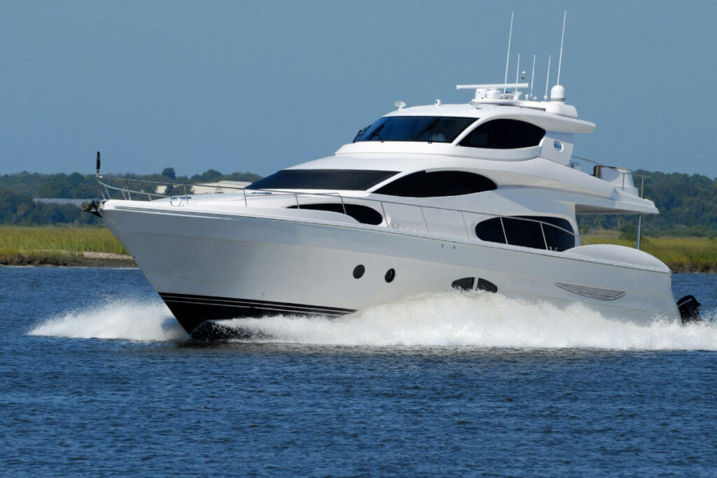 White boat